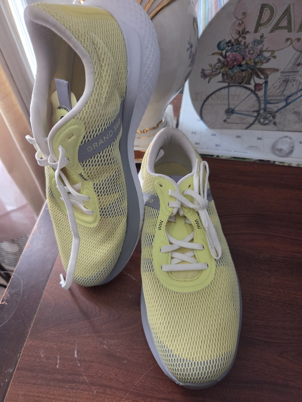 Cole Haan Pale Yellow Mesh Grand shoes - Picture 1 of 5